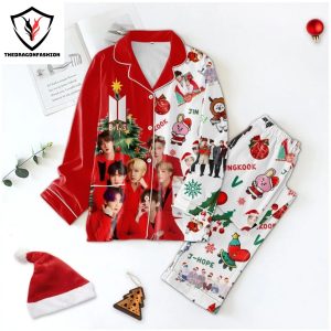 BTS Merry Christmas Design Pajamas Set