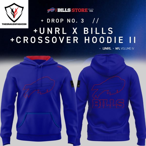 UNRL x Buffalo Bills Crossover Hoodie – Blue