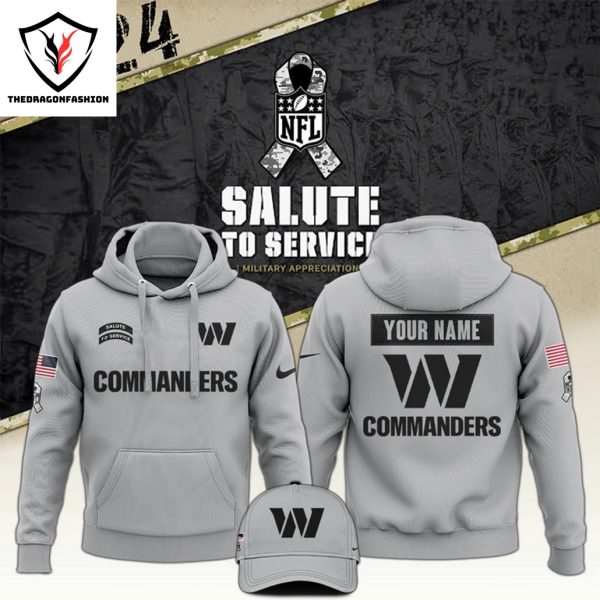 Washington Commanders Arctic Camo 2024 Salute To Service Club Hoodie