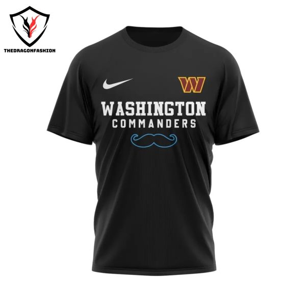 Washington Commanders Grow A Mo Save A Bro 3D T-Shirt