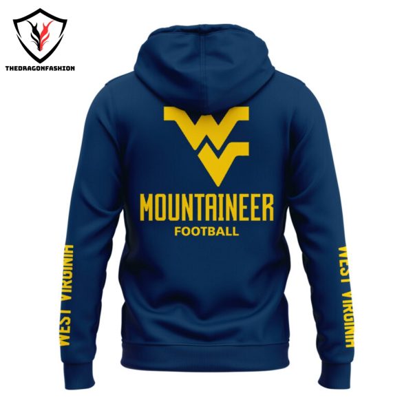 West Virginia Mountaineers Football Logo Zip Hoodie