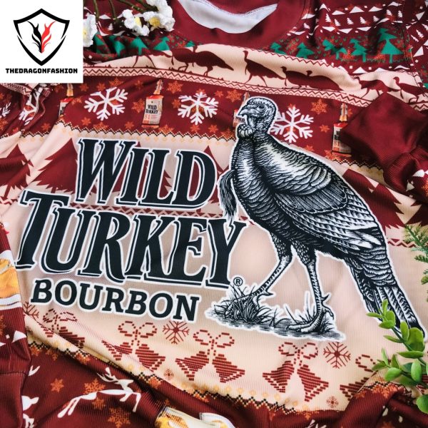 Wild Turkey Bourbon Ugly Christmas Sweater