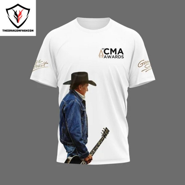 Willie Nelson Lifetime Achievement Award George Strait 3D T-Shirt