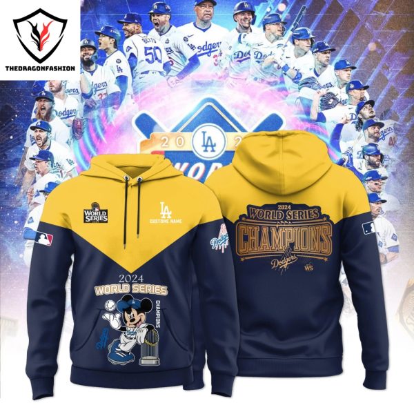 World Series 2024 Champion Los Angeles Dodgers Mickey Hoodie