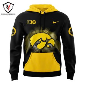 Back In Black Iowa Hawkeye Football Logo Design Hoodie