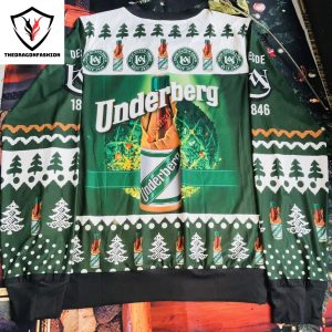 Underberg Funny 3D Printed Christmas Ugly Sweater