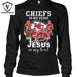 Kansas City Chiefs In My Veins Jesus In My Heart Unisex T-Shirt