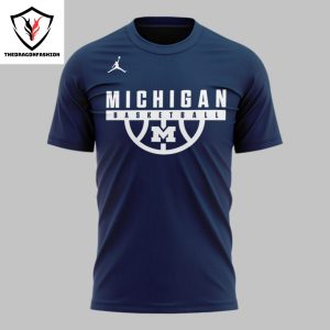 Dont Ever Give Up Michigan Wolverines Basketball 3D T-Shirt