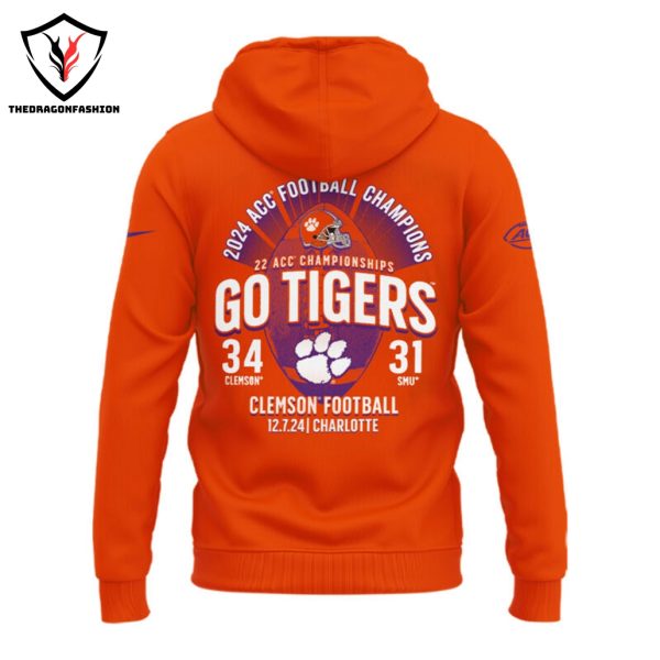 2024 ACC Football Conference Champions Clemson Tigers Go Tigers Hoodie