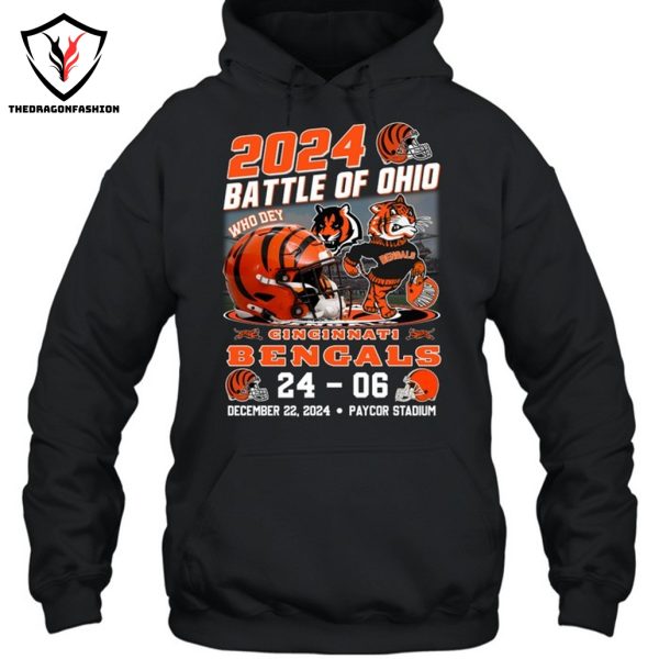 2024 Battle Of Ohio Cincinnati Bengals Unisex T-Shirt