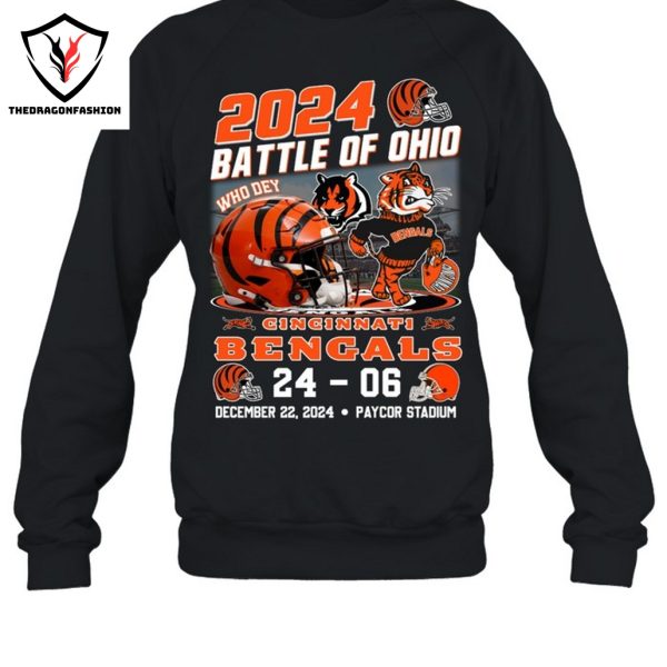 2024 Battle Of Ohio Cincinnati Bengals Unisex T-Shirt