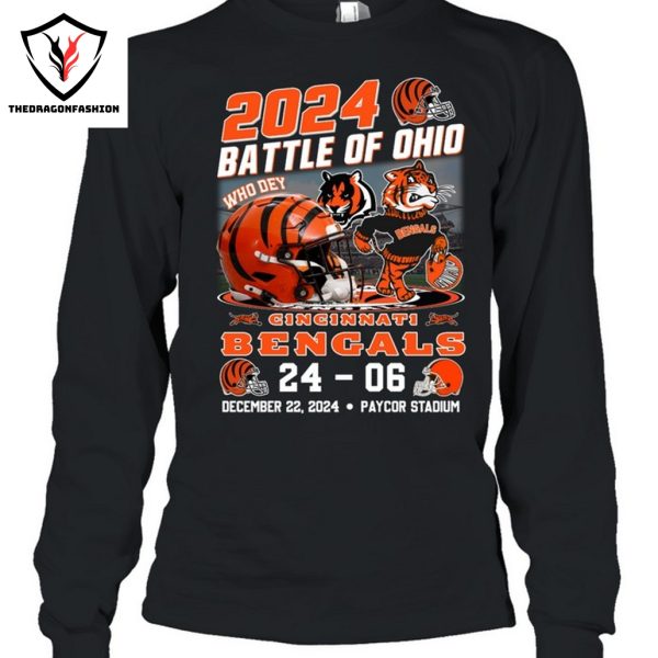 2024 Battle Of Ohio Cincinnati Bengals Unisex T-Shirt