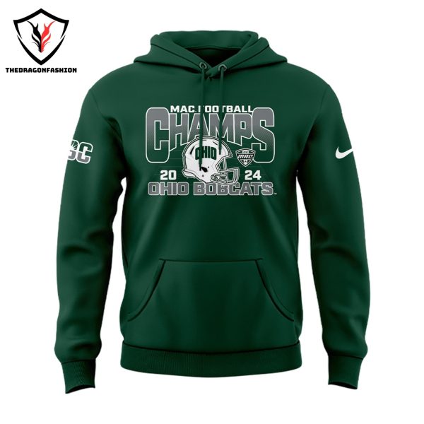 2024 Mac Champions Ohio Bobcats Football Hoodie