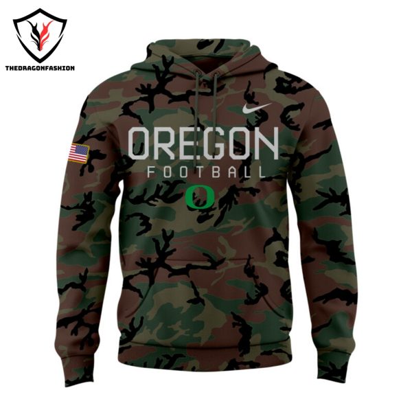 2024 Military Appreciation Oregon Ducks Football Hoodie