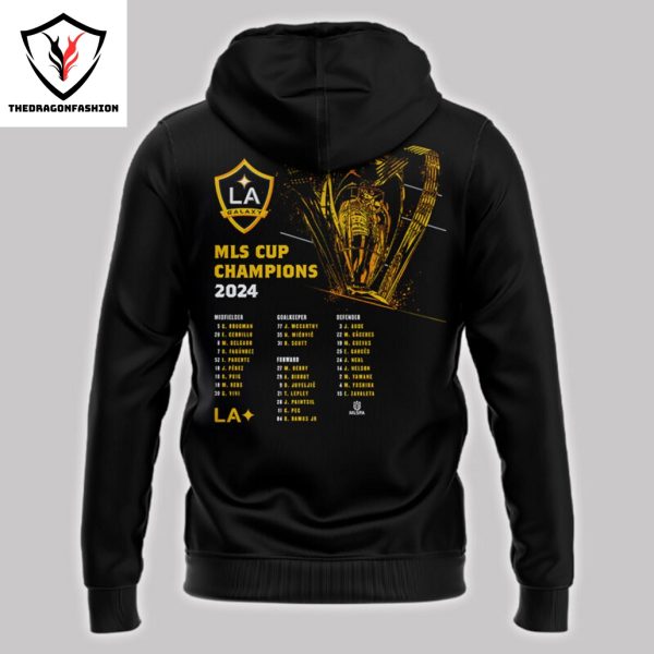 2024 MLS Cup Champions Los Angeles Galaxy Hoodie