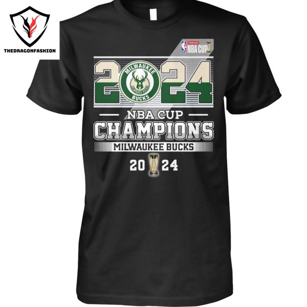 2024 NBA Cup Champions Milwaukee Bucks Unisex T-Shirt