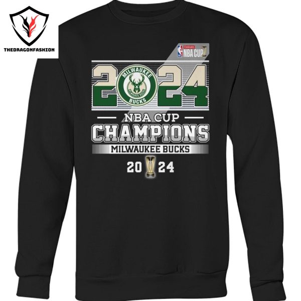 2024 NBA Cup Champions Milwaukee Bucks Unisex T-Shirt