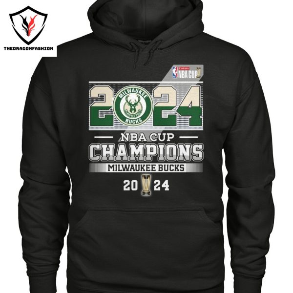 2024 NBA Cup Champions Milwaukee Bucks Unisex T-Shirt