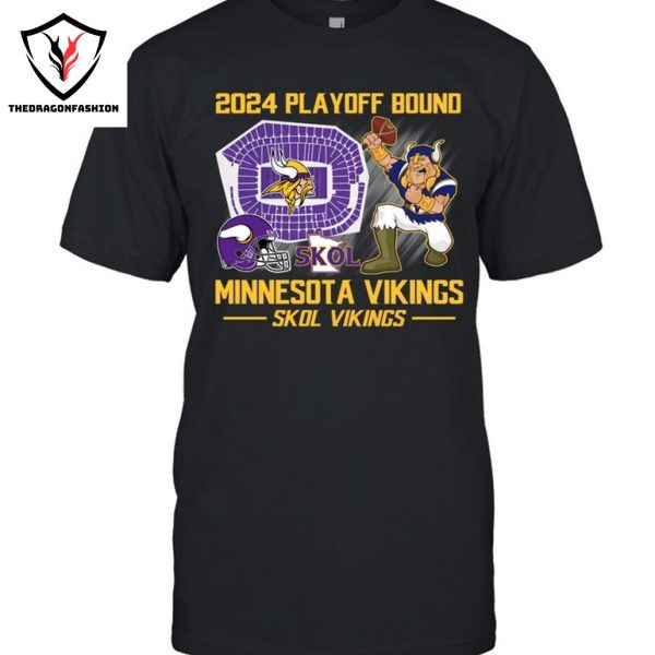 2024 Playoff Bound Minnesota Vikings Skol Vikings Unisex T-Shirt