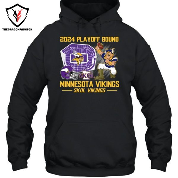 2024 Playoff Bound Minnesota Vikings Skol Vikings Unisex T-Shirt