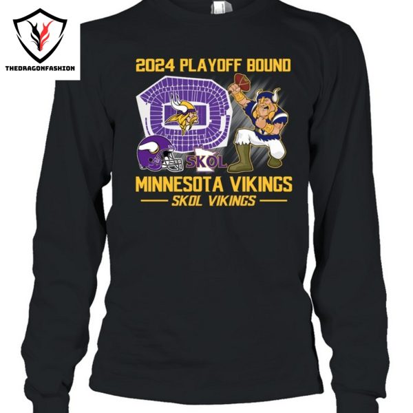 2024 Playoff Bound Minnesota Vikings Skol Vikings Unisex T-Shirt