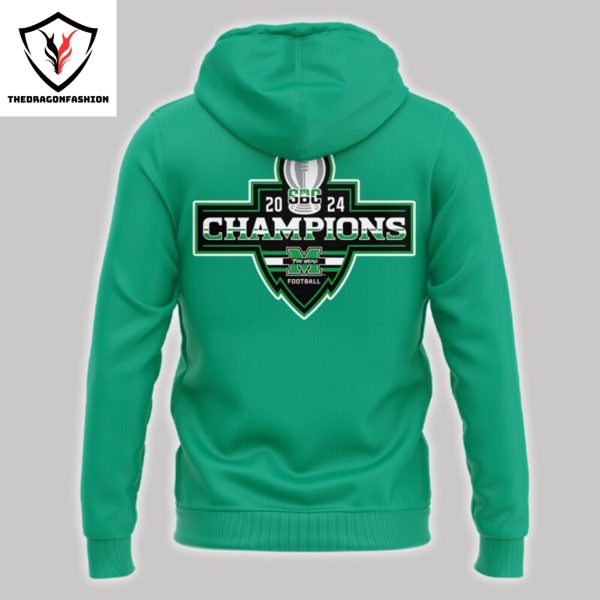 2024 Sun Belt Football Conference Champions Marshall Thundering Herd Hoodie