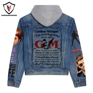 George Michael – Careless Whisper Hooded Denim Jacket