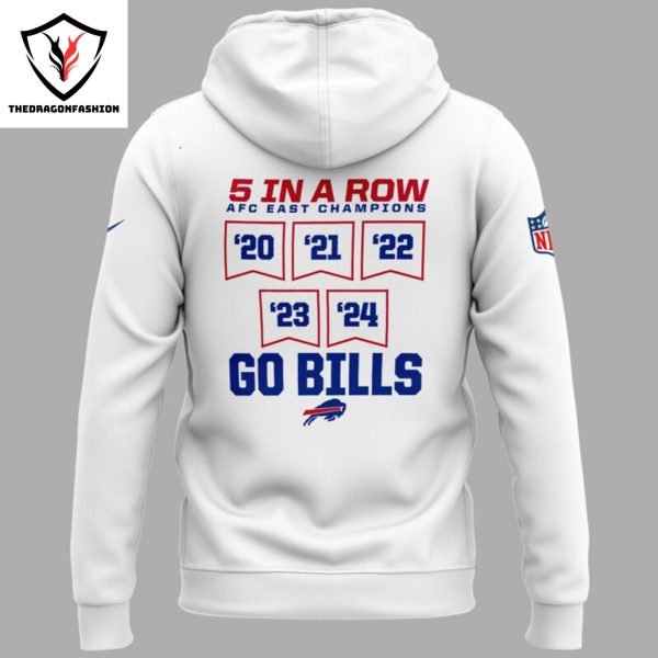 5 In A Row AFC East Division Champions Buffalo Bills – Go Bills Hoodie