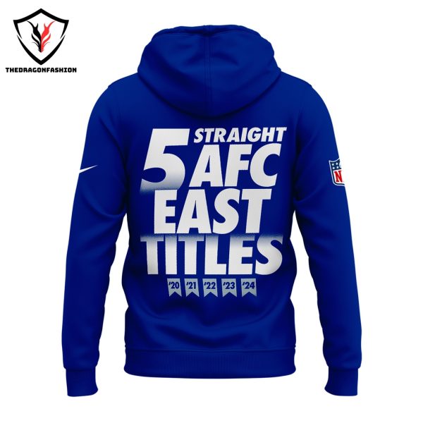 5 Traight AFC East Titles Buffalo Bills Hoodie