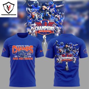 Back To Back 2024 Mountain West Conference Champions Boise State Broncos Design Hoodie