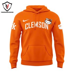 Hello Kitty x Clemson Tigers Hoodie – Orange