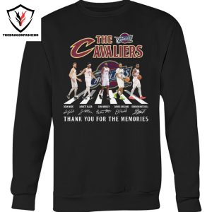 The Cleveland Cavaliers Basketball Siganture Thank You For The Memories Unisex T-Shirt