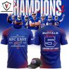 Buffalo Bills 2024 Afc East Division Champions Beast Of The East 3D T-Shirt