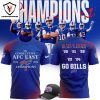 5x Consecutive AFC East 2020-2024 Champions Buffalo Bills 3D T-Shirt