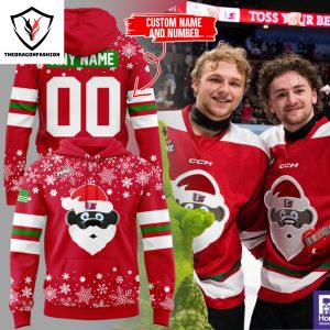 Personalized Spokane Chiefs Merry Christmas Design Hoodie – Red