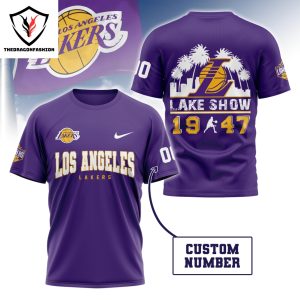 Los Angeles Lakers 2024 Comeback 3D T-Shirt – Gold