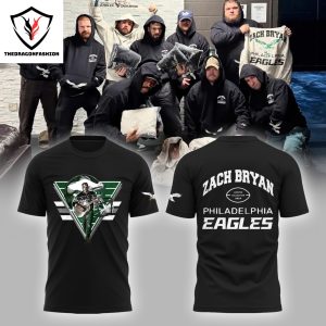 Zach Bryan x Philadelphia Eagles 2024 3D T-Shirt