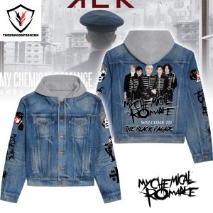 My Chemical Romance Welcome To The Black Parade Hooded Denim Jacket