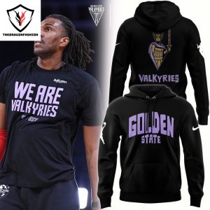 Golden State Valkyries Secondary Logo Hoodie – Black