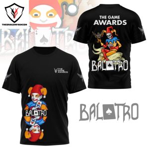 Balatro – The Game Awards 3D T-Shirt – White