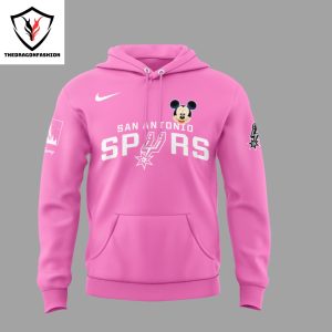 San Antonio Spurs x Mickey Mouse Hoodie – Pink