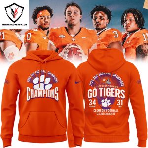 2024 ACC Football Conference Champions Clemson Tigers Go Tigers Hoodie