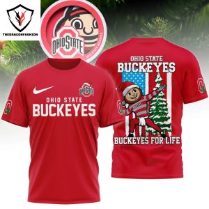 Ohio State Buckeyes – Buckeyes For Life 3D T-Shirt