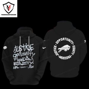 Justice Opportunity Equity Freedom Buffalo Bills Hoodie