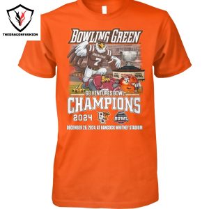 Bowling Green Falcons 68 Ventures Bowl Champions 2024 Unisex T-Shirt