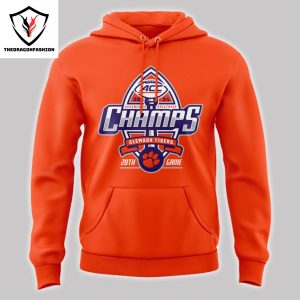 2024 ACC Football Conference Champions Clemson Tigers Football Hoodie