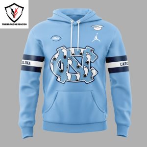 North Carolina Tar Heels Football Logo Hoodie – Blue