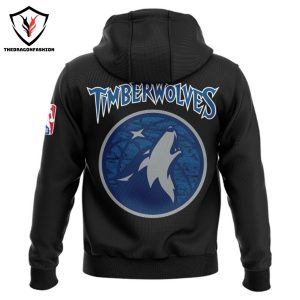 Minnesota Timberwolves Basketball Team Logo Hoodie – Black