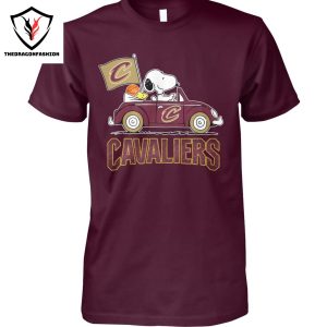 Snoopy x Cleveland Cavaliers Basketball Unisex T-Shirt