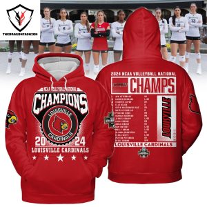 Volleyball National Champions 2024 Louisville Cardinals Hoodie